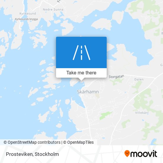 Prosteviken map