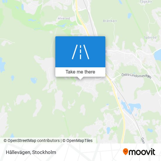 Hållevägen map