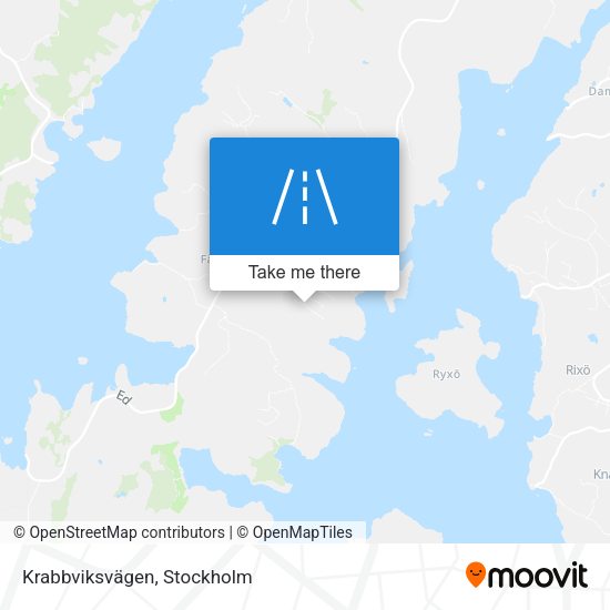 Krabbviksvägen map