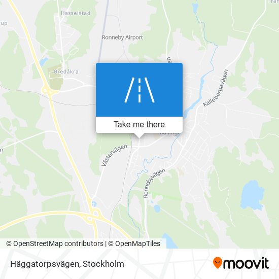 Häggatorpsvägen map