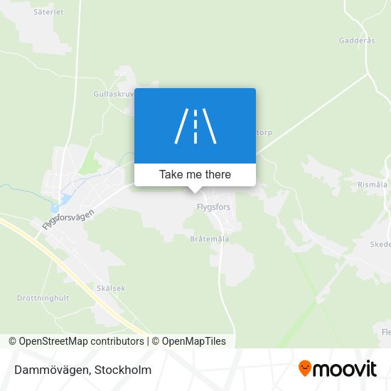 Dammövägen map