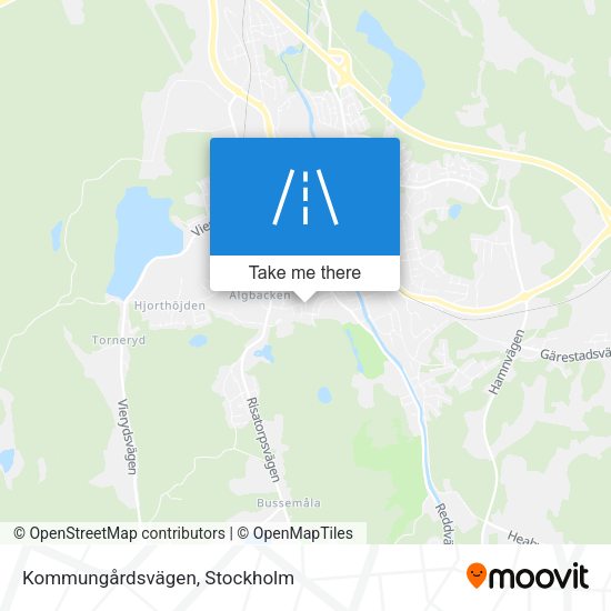 Kommungårdsvägen map