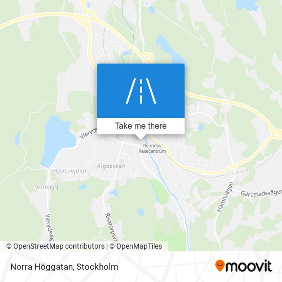 Norra Höggatan map