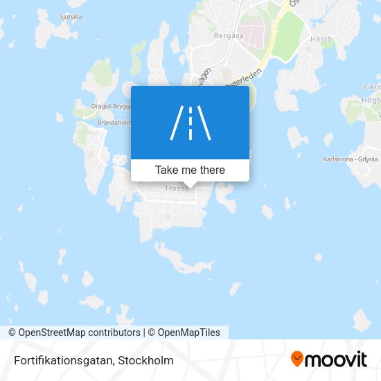 Fortifikationsgatan map