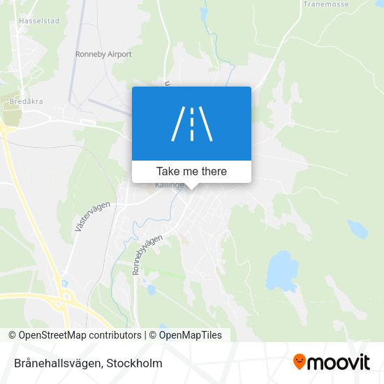 Brånehallsvägen map