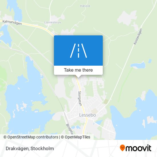 Drakvägen map