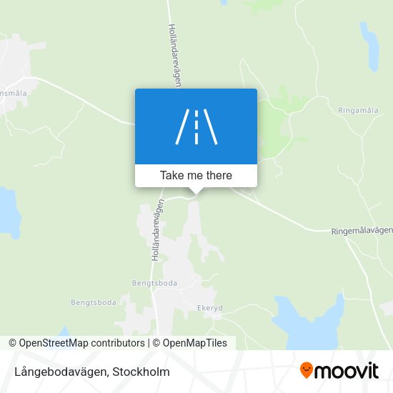 Långebodavägen map