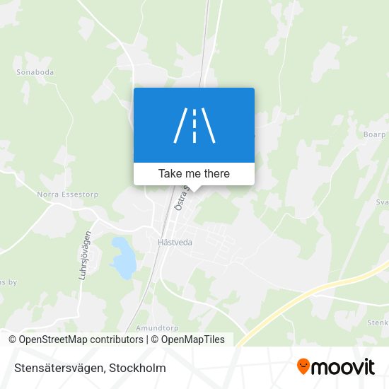 Stensätersvägen map