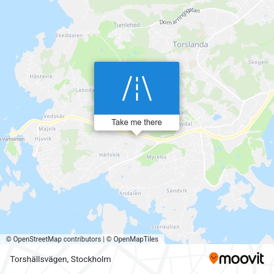 Torshällsvägen map