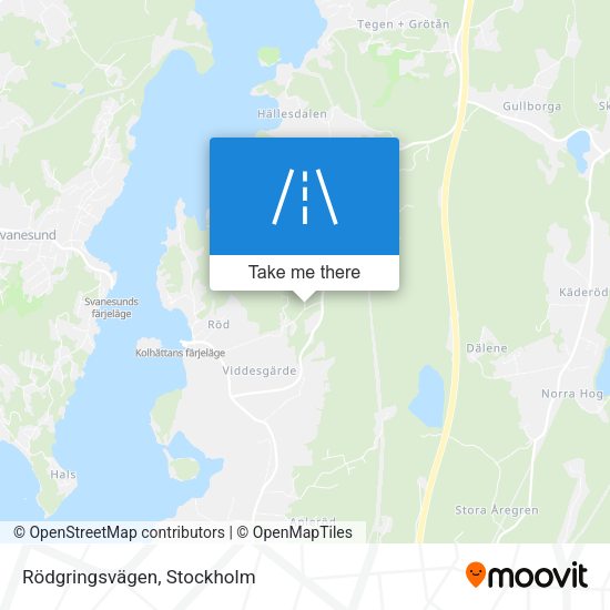 Rödgringsvägen map