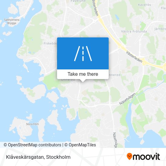 Klåveskärsgatan map