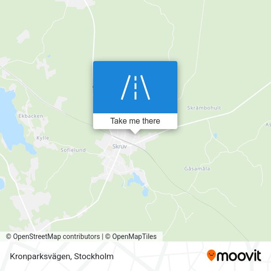 Kronparksvägen map