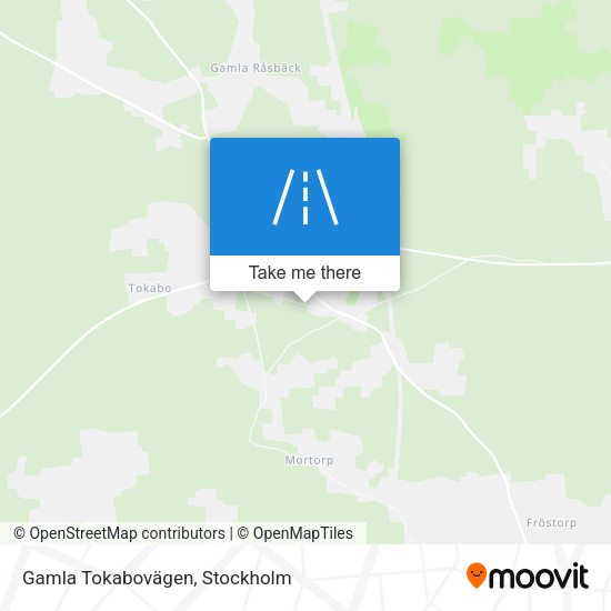 Gamla Tokabovägen map
