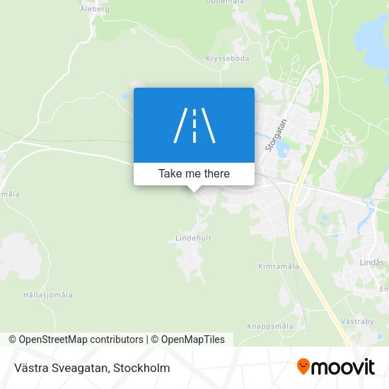 Västra Sveagatan map