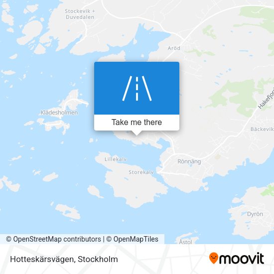 Hotteskärsvägen map