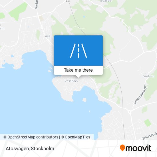 Atosvägen map