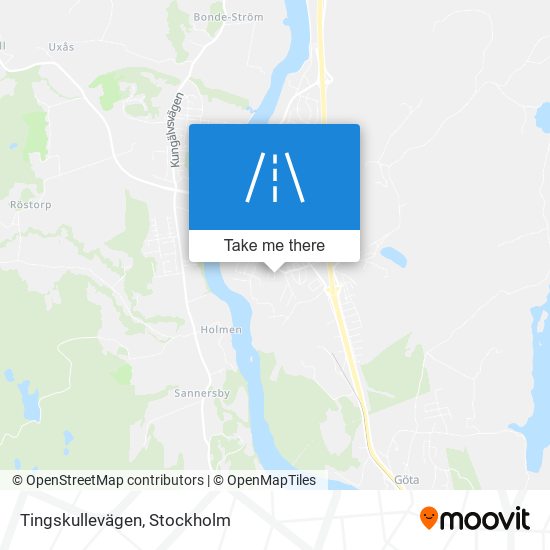 Tingskullevägen map