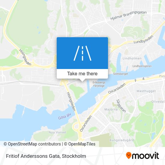 Fritiof Anderssons Gata map
