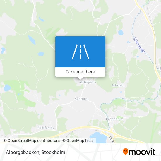 Albergabacken map