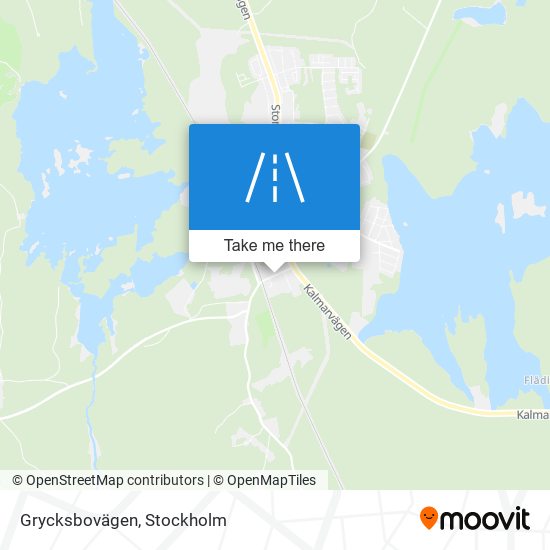 Grycksbovägen map