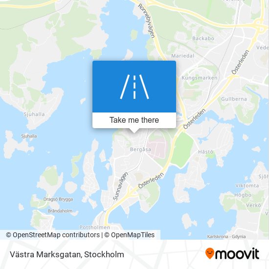 Västra Marksgatan map