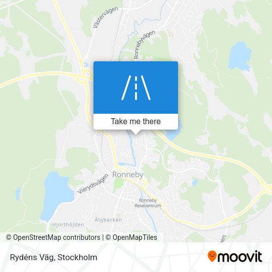 Rydéns Väg map
