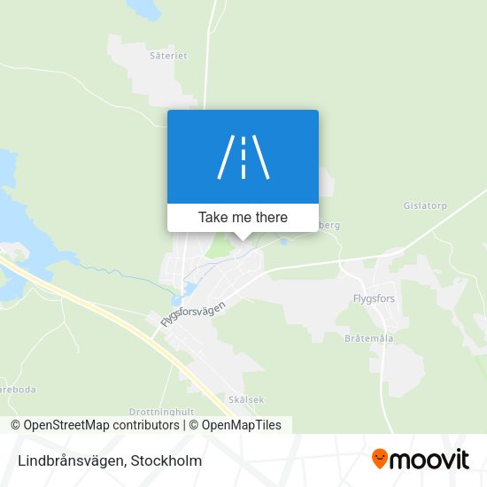 Lindbrånsvägen map