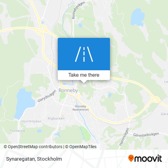 Synaregatan map