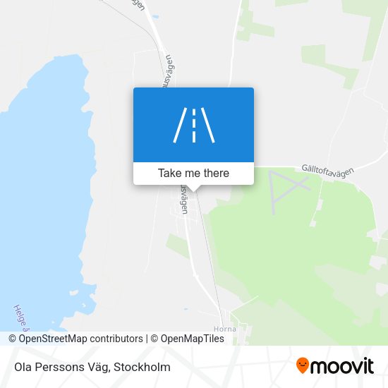 Ola Perssons Väg map