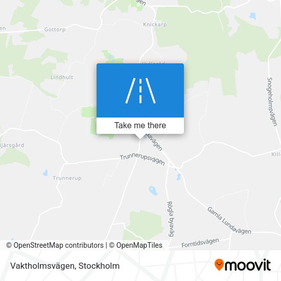 Vaktholmsvägen map