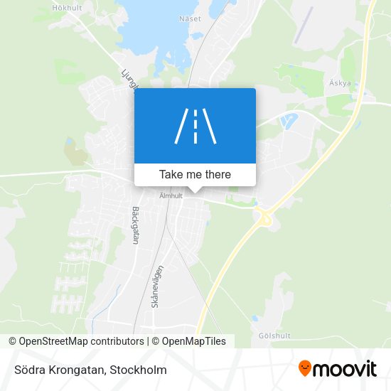 Södra Krongatan map
