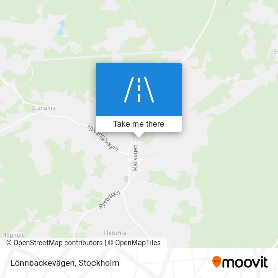 Lönnbackevägen map
