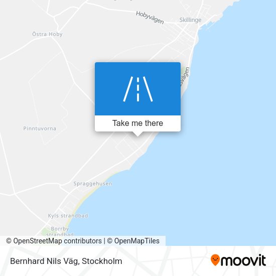 Bernhard Nils Väg map