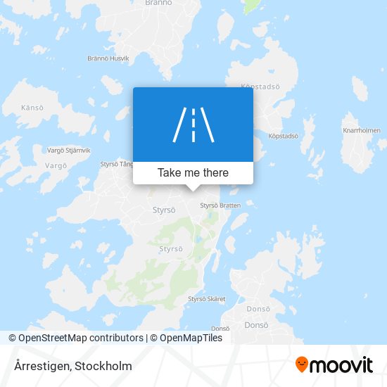 Årrestigen map