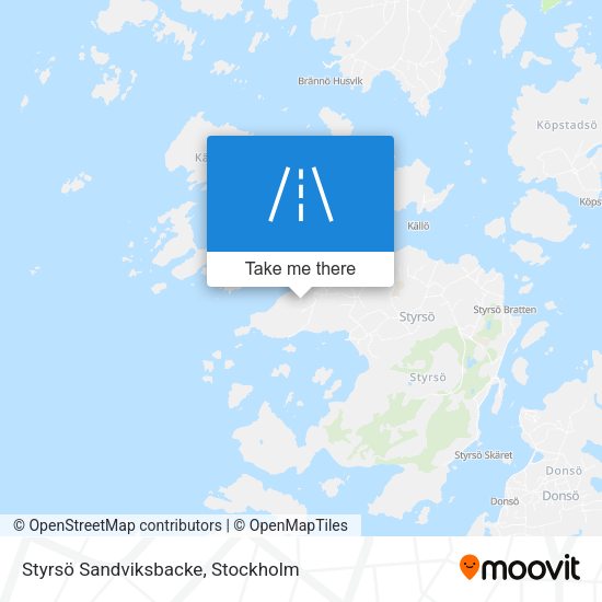 Styrsö Sandviksbacke map