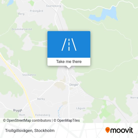 Trollgillsvägen map