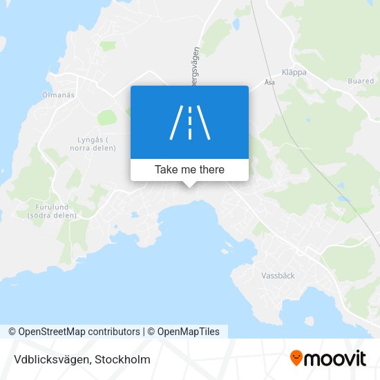 Vdblicksvägen map