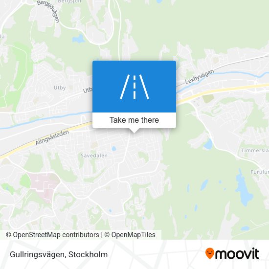 Gullringsvägen map