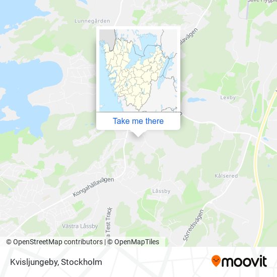 Kvisljungeby map