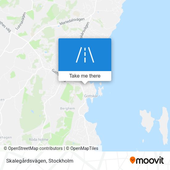 Skalegårdsvägen map