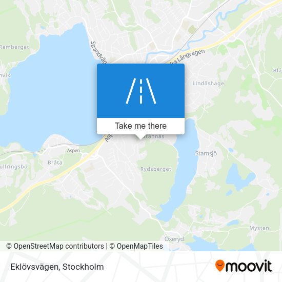 Eklövsvägen map
