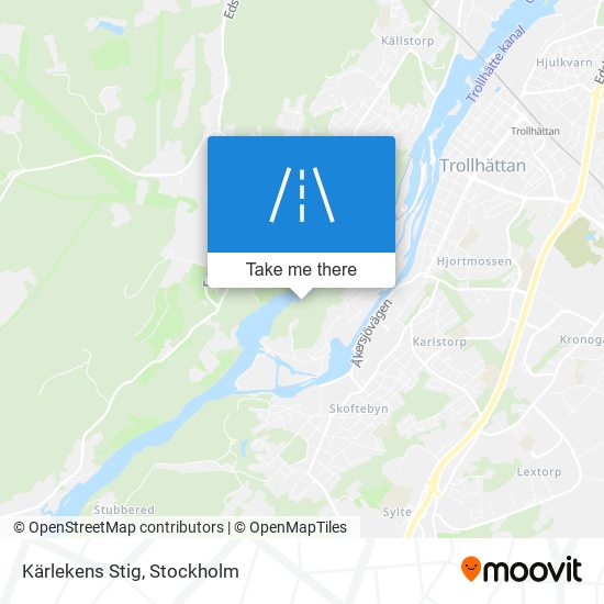 Kärlekens Stig map