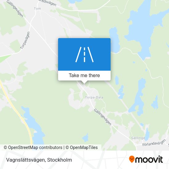 Vagnslättsvägen map