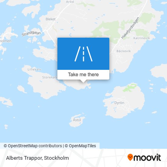 Alberts Trappor map