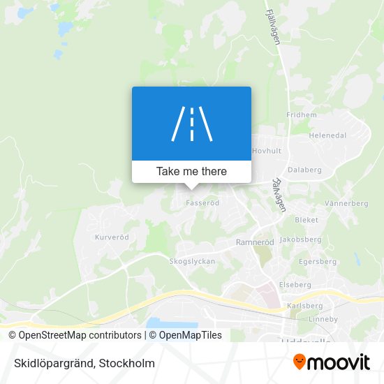 Skidlöpargränd map