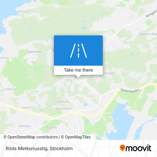 Röds Merkuriusstig map