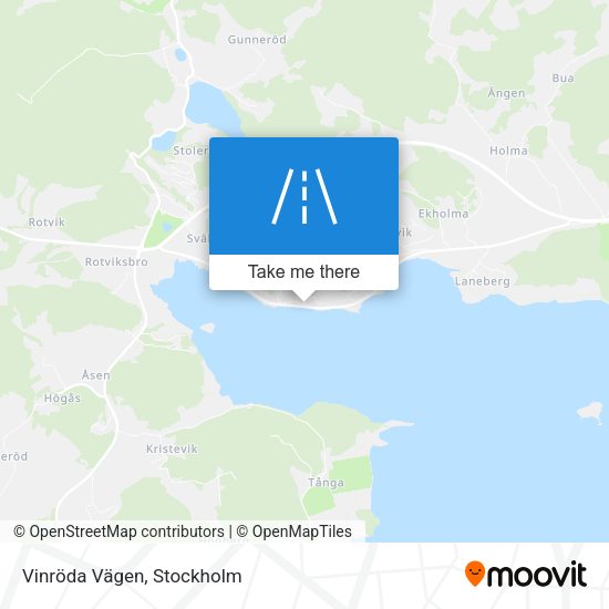 Vinröda Vägen map