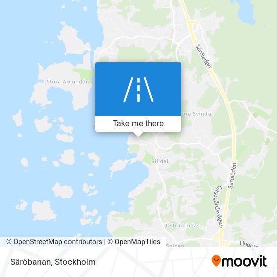 Säröbanan map