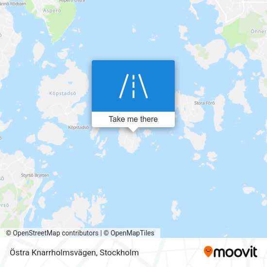 Östra Knarrholmsvägen map
