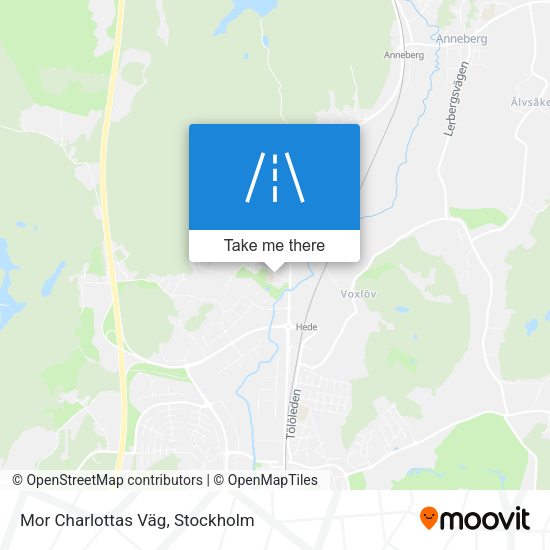 Mor Charlottas Väg map